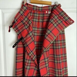 Tartan Plaid Maxi Length Skirt